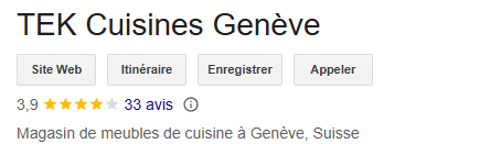 avis tek cuisine Genève