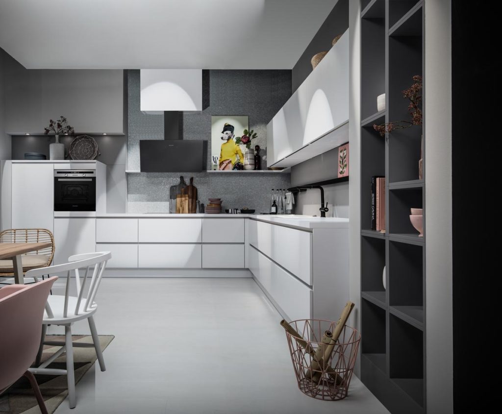 Cuisine aux tons gris